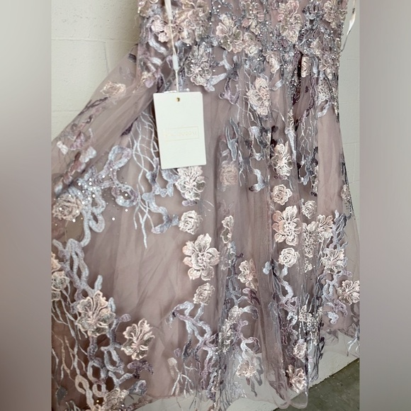 Mac Duggal 20315 Embroidered Cap Sleeve A Line - Picture 9 of 10